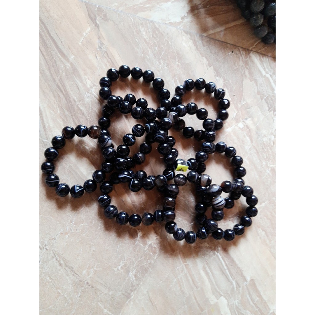 [Mã FAJGT8 giảm 15% đơn 99K] Vòng Tay Đá Phong Thủy Nâu Đen Vân Cho Nam Phong Cách Thời Trang | BigBuy360 - bigbuy360.vn