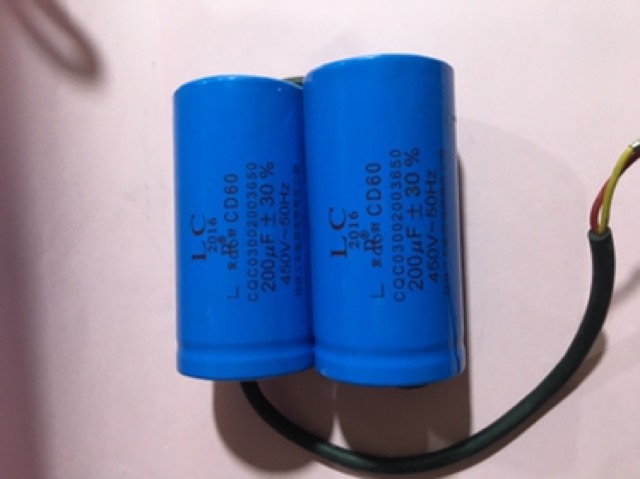 Tụ khởi động mô tơ 450vac - 20uf, 30uf, 40uf, 100uf, 150uf, 200uf, 300uf, 400uf