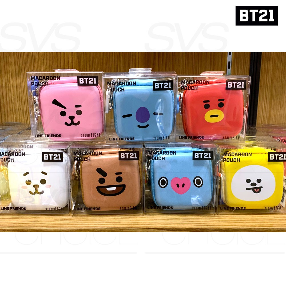[Giao hàng từ Hàn Quốc] BTS BT21 OfficiaL Hàng chính hãng Túi MACAROON