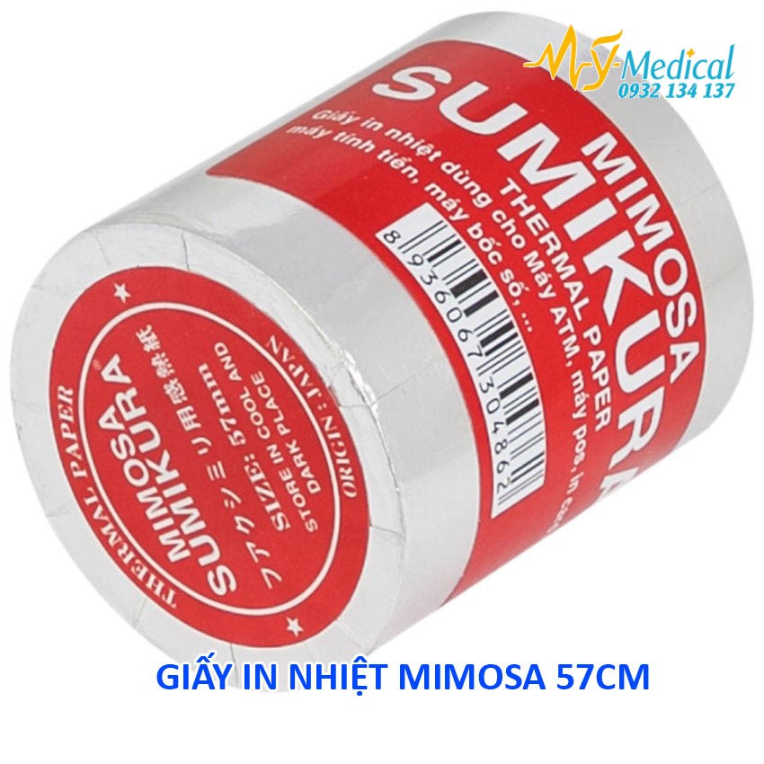 Giấy in nhiệt cao cấp Mimosa Sumikura khổ 57mm | WebRaoVat - webraovat.net.vn
