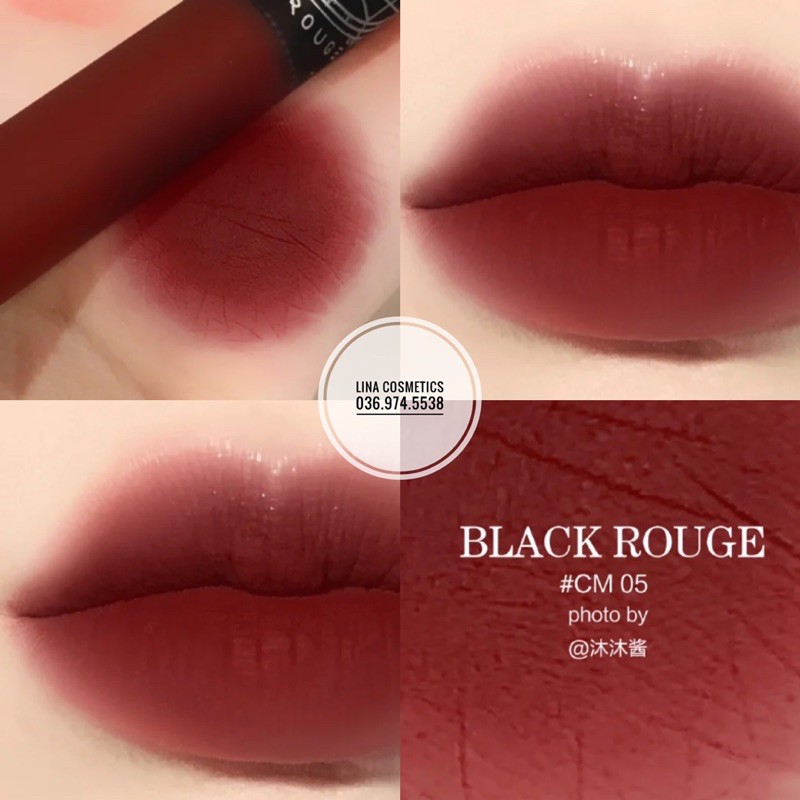Son Kem Black Rouge Cream Matt Rouge màu CM05 Đỏ Nâu | BigBuy360 - bigbuy360.vn