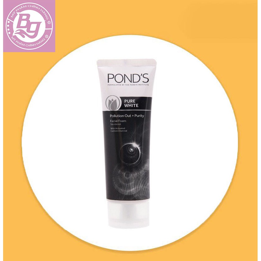 Sữa Rửa Mặt Pond's Pure White Ngọc Trai Đen Trắng Da 50g