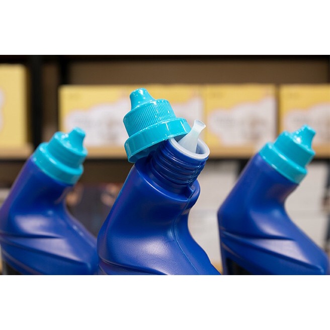 Nước tẩy bồn cầu Denkmit 1 Lít chính hãng Đức, Dung dịch tẩy rửa toilet, nhà vệ sinh, WC... siêu sạch