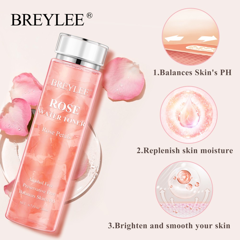 Nước Hoa Hồng BREYLEE Dưỡng Da 100ml