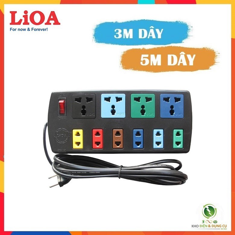 Ổ CẮM LIOA ĐA NĂNG 4D6S32 & 4D6S52 ( 3m & 5m DÂY ) - BẢO VỆ QUÁ TẢI