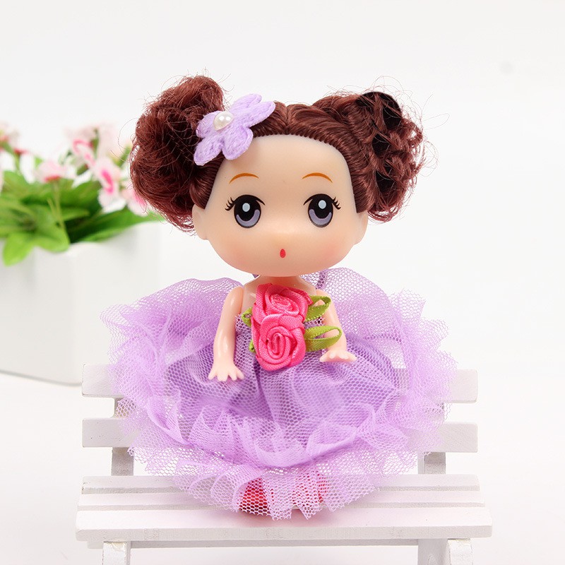 Búp Bê Barbie Mặc Váy Cưới Kiểu Hàn Quốc 12cm Dễ Thương