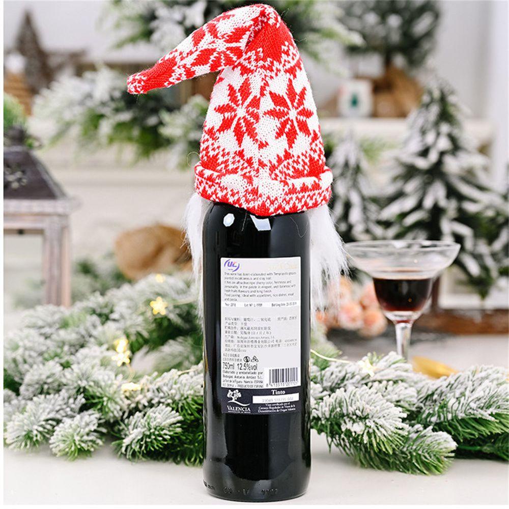 CONOPERY Vỏ Bọc Chai Rượu Trang Trí Nhà Cửa Nhân Dịp Năm Mới