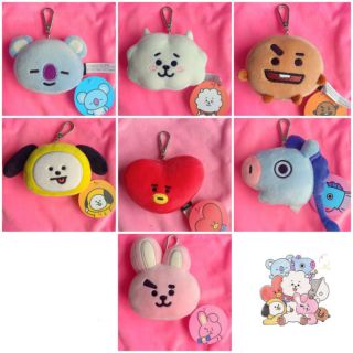 Móc khoá bt21 gấu bông cao cấp (hình thật)