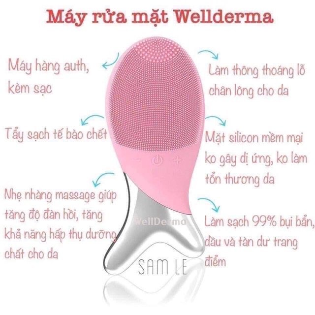 MÁY RỬA MẶT CÁ WELLDERMA HÀN QUỐC