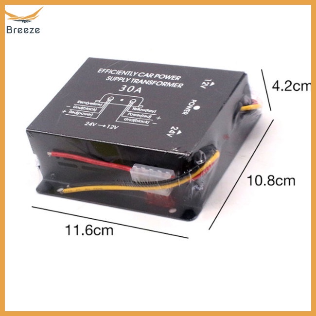 Bộ Chuyển Đổi Nguồn Xe Hơi 10a 24v Sang 12v Đa Năng Tiện Dụng