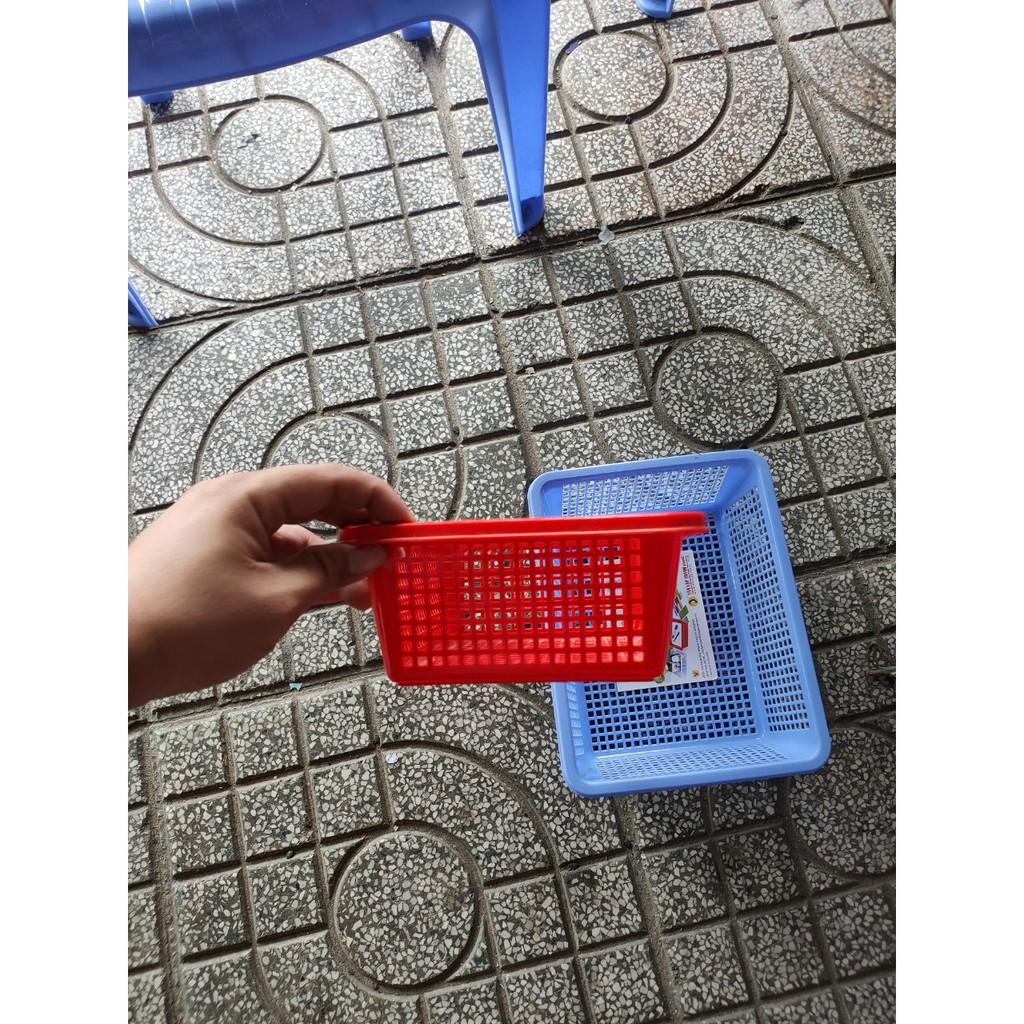 Rổ nhựa vuông sâu Tân Lập Thành