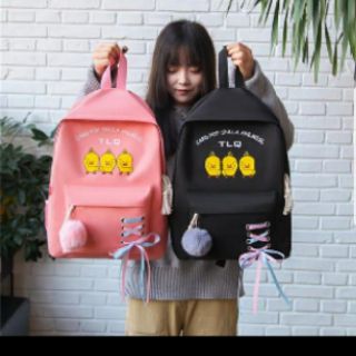 Balo thời trang - 3 VỊT THẮT NƠ