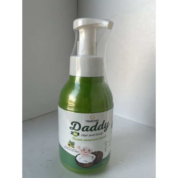 CHÍNH HÃNG -Sữa tắm gội hữu cơ cho bé từ sơ sinh đến lớn tuổi dạng tạo bọt hương Thảo Mộc CHANFONG - Daddy + Mommy·500ml
