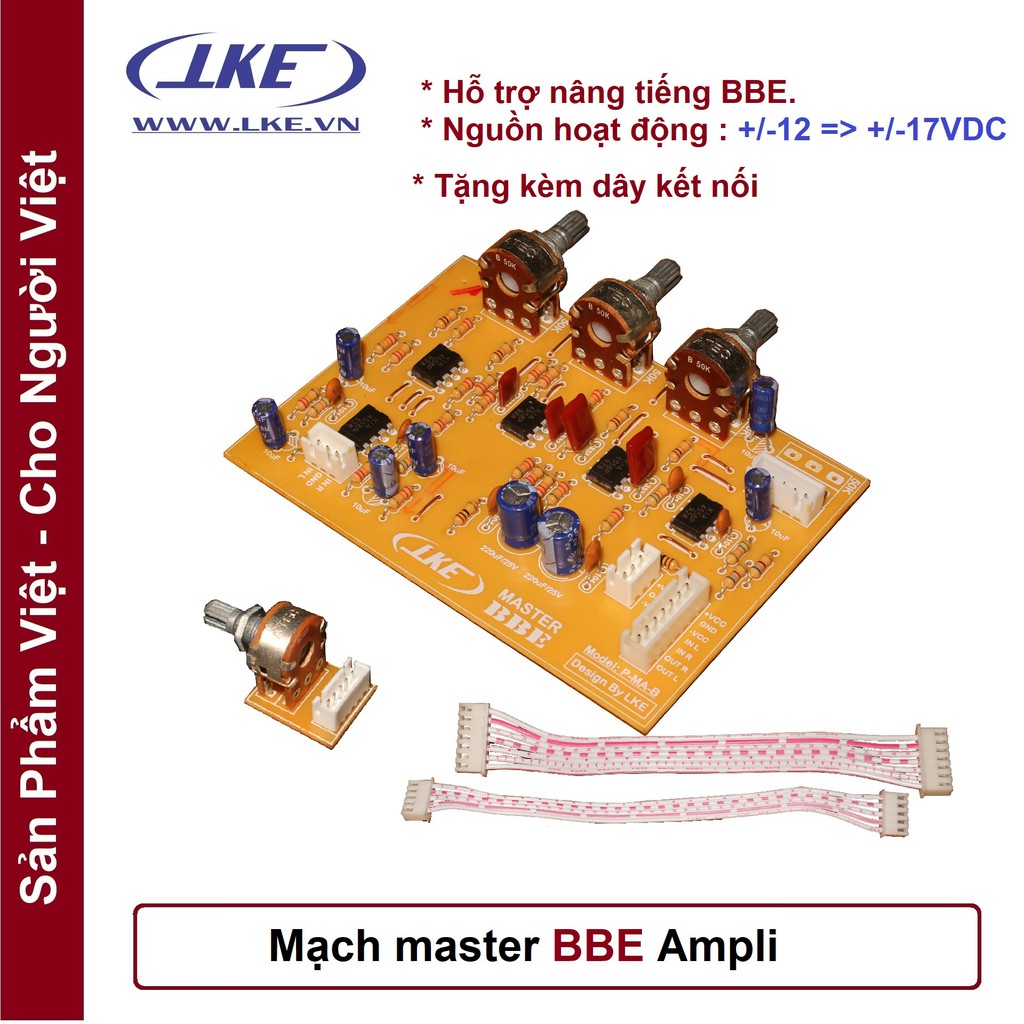 Mạch master BBE nâng cấp ampli karaoke