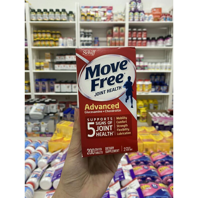 Viên Bổ Xương Khớp Move Free Advanced Plus MSM Joint Health 200 Viên date 12/2023