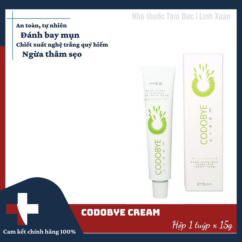 CODOBYE CREAM - KEM BÔI MỤN 15G