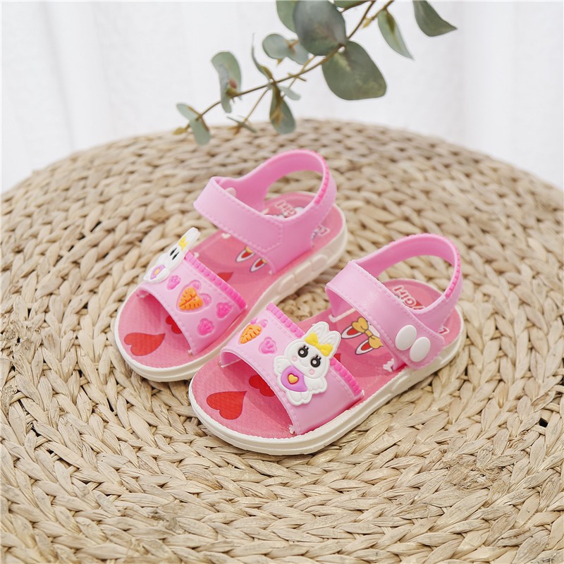 Dép sandal bé gái từ 1 - 5 tuổi hình thỏ con mềm êm chân cực xinh xắn cho bé gái – Sandal bé gái