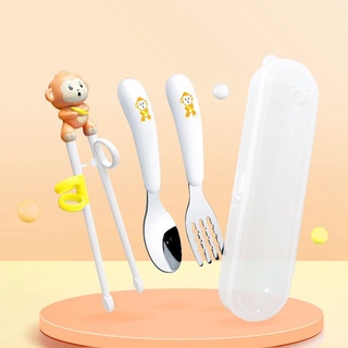 [RẺ VÔ ĐỊCH] Set dụng cụ tập ăn cho bé (thìa, dĩa, đũa)
