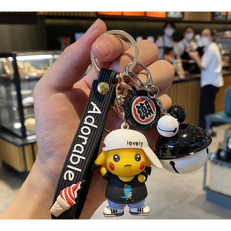 Móc khóa hình pikachu dễ thương sáng tạo