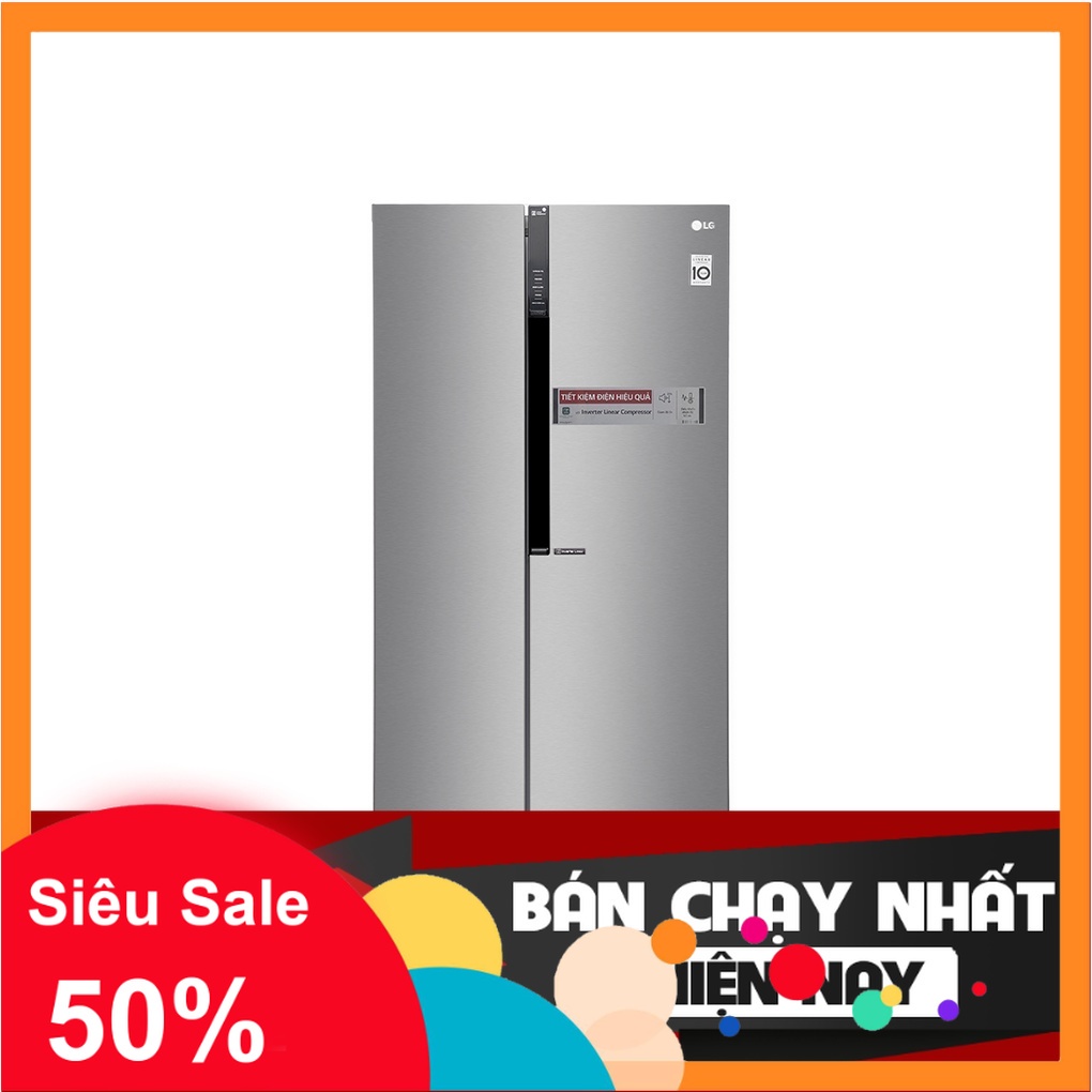 SIÊU GIẢM GIÁ _ Tủ lạnh LG Inverter 613 lít GR-B247JDS _ MIỄN PHÍ LẮP ĐẶT TOÀN QUỐC
