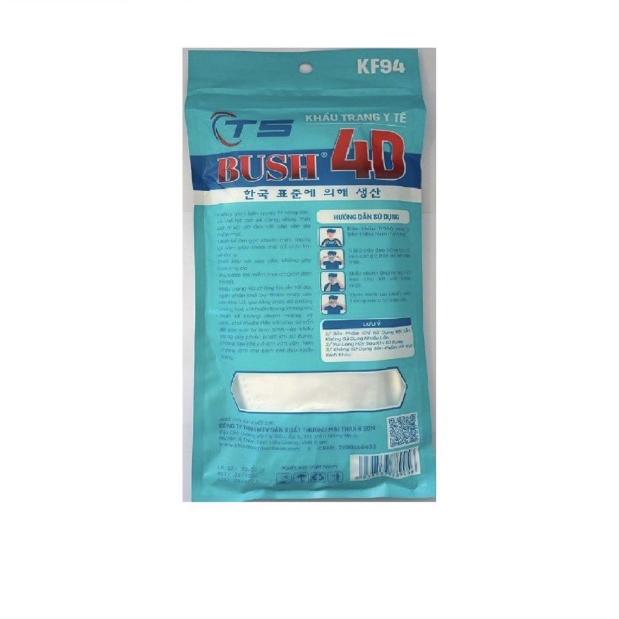 Khẩu Trang KF94 thoáng khí - Cam kết chính hãng