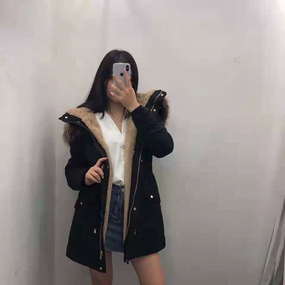 Áo khoác kaki nữ lót lông cực ấm cho mùa đông dài siêu xinh , ấm áp cực kì MIDU FASHION