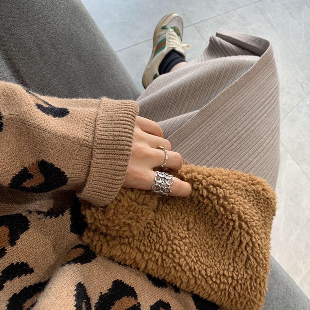 Nhẫn Hở Bằng Đồng Phong Cách Punk Cổ Điển Cho Nữ