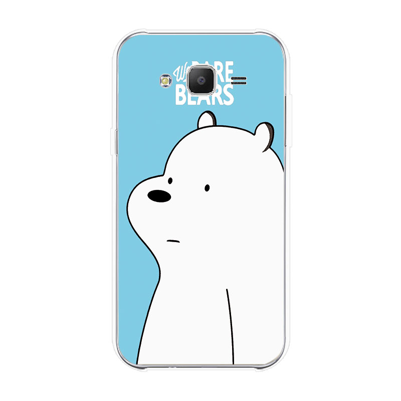 Samsung Galaxy J3 J5 J7 2015 2016 Soft TPU Silicone Phone Case Cover Three Bare Bears 2