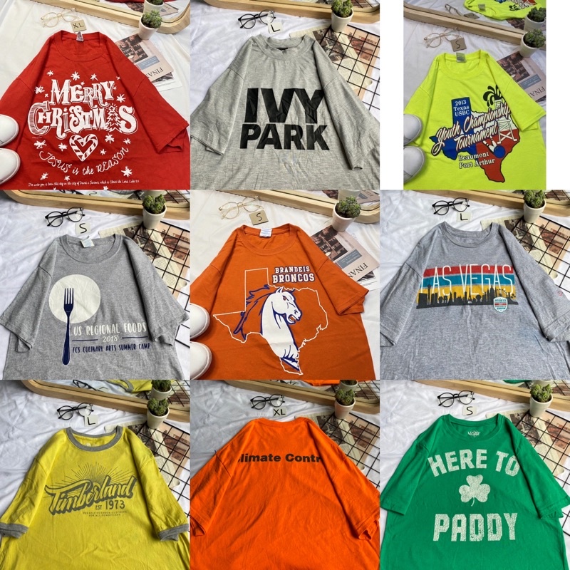 [SIZE lẫn ] Áo thun / Áo phông Mỹ Secondhand / 2hand loại 1 size S-M