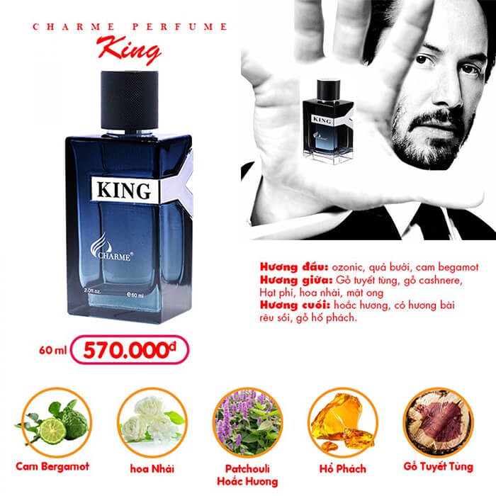 NƯỚC HOA NAM KING 60ML CHÍNH HÃNG