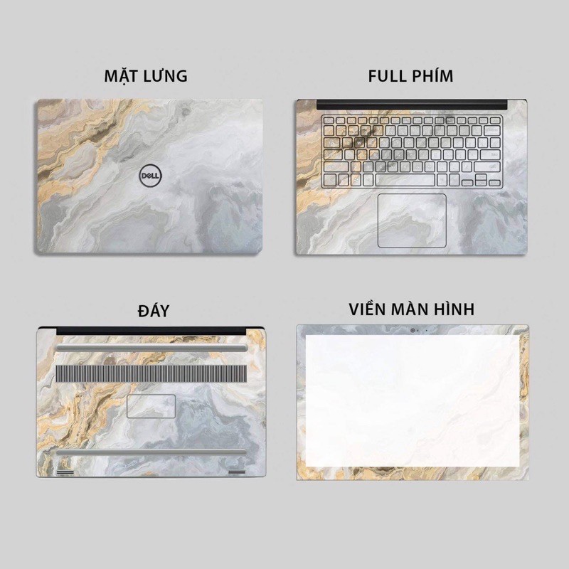 Miếng dán Skin laptop chủ đề Đáng Yêu - Dán từ 1 mặt, combo 2 mặt, combo 3 mặt, Full 4 mặt máy