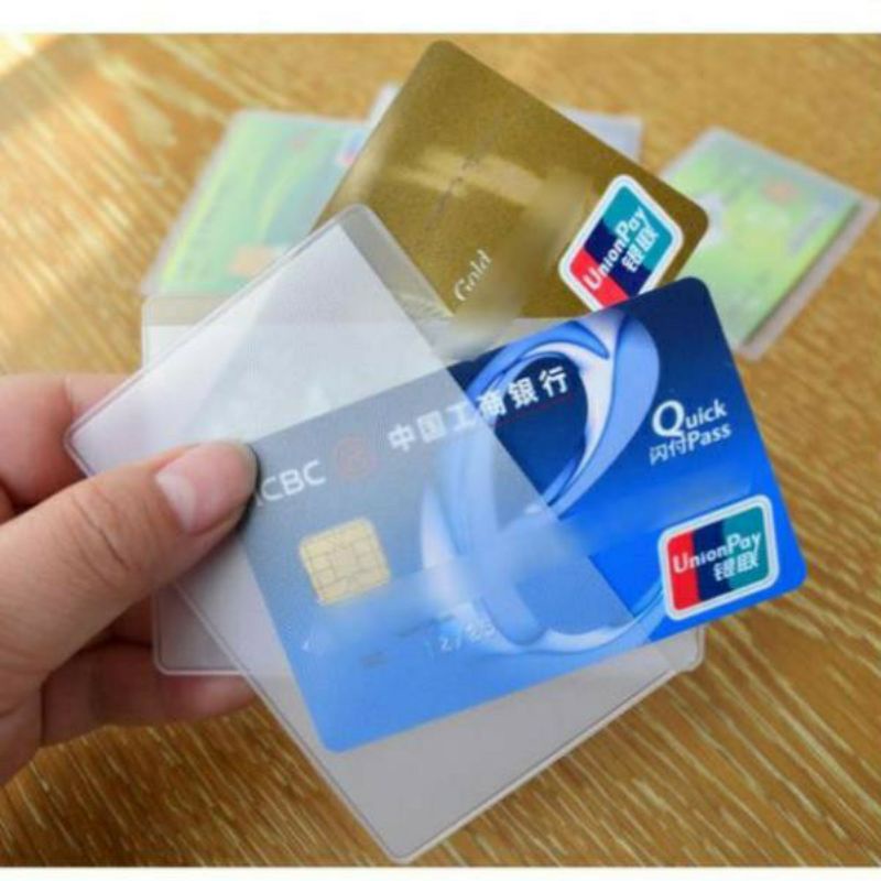 Combo 10 bao nhựa bọc thẻ ATM ,thẻ căn cước,CMT