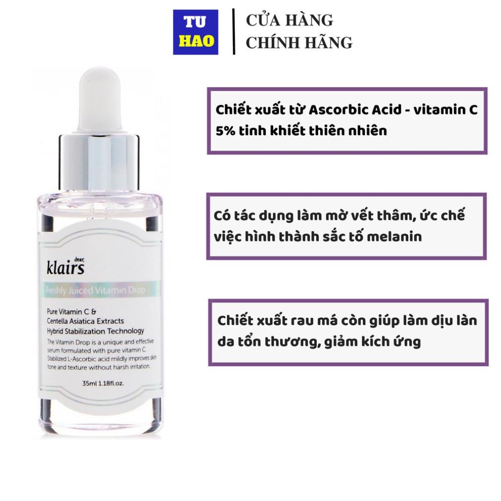 Tinh Chất Serum Vitamin C Klairs Freshly Juiced Dưỡng Sáng Trẻ Hóa Da 35ML - MIE SHOP