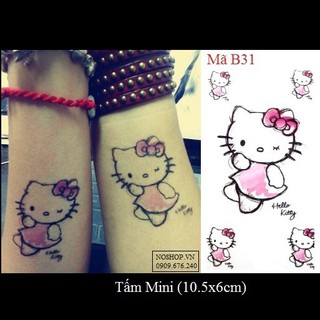 Hình xăm dán kitty B31