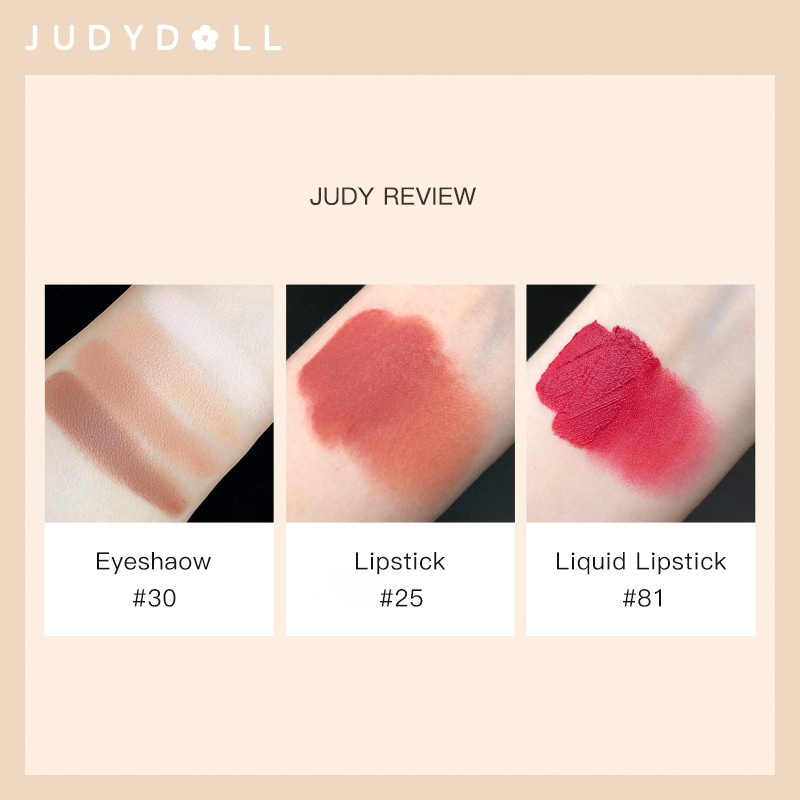 Bộ son môi + bảng phấn mắt Judydoll trang điểm tiện dụng