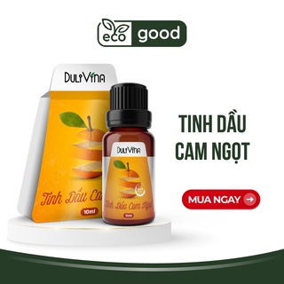 Tinh dầu cam ngọt orange dulivina cao cấp, thiên nhiên nguyên chất, giảm stress, thư giãn tinh thần - chai 10ml