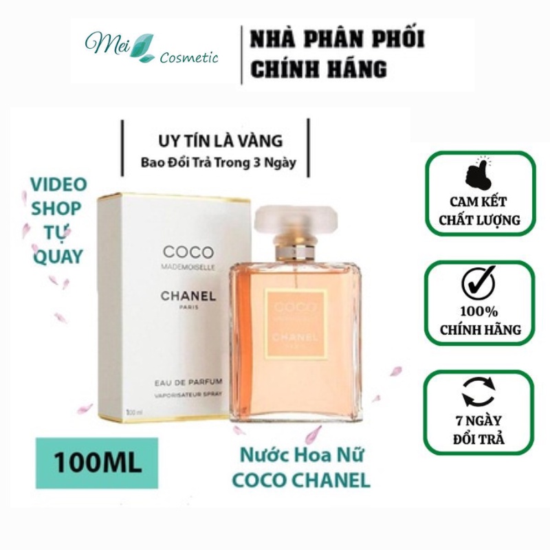 Nước Hoa Nữ Cha.nel Co.co Mademoiselle EDP 100ML Mang Hương Thơm Gợi Cảm Quyến Rũ Sang Trọng Lưu Hương Đến 12H