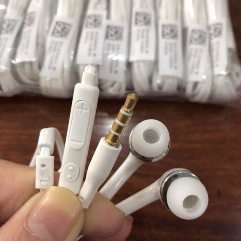 Tai nghe điện thoại có dây có mic jac 3.5mm nhét tai  giá rẻ