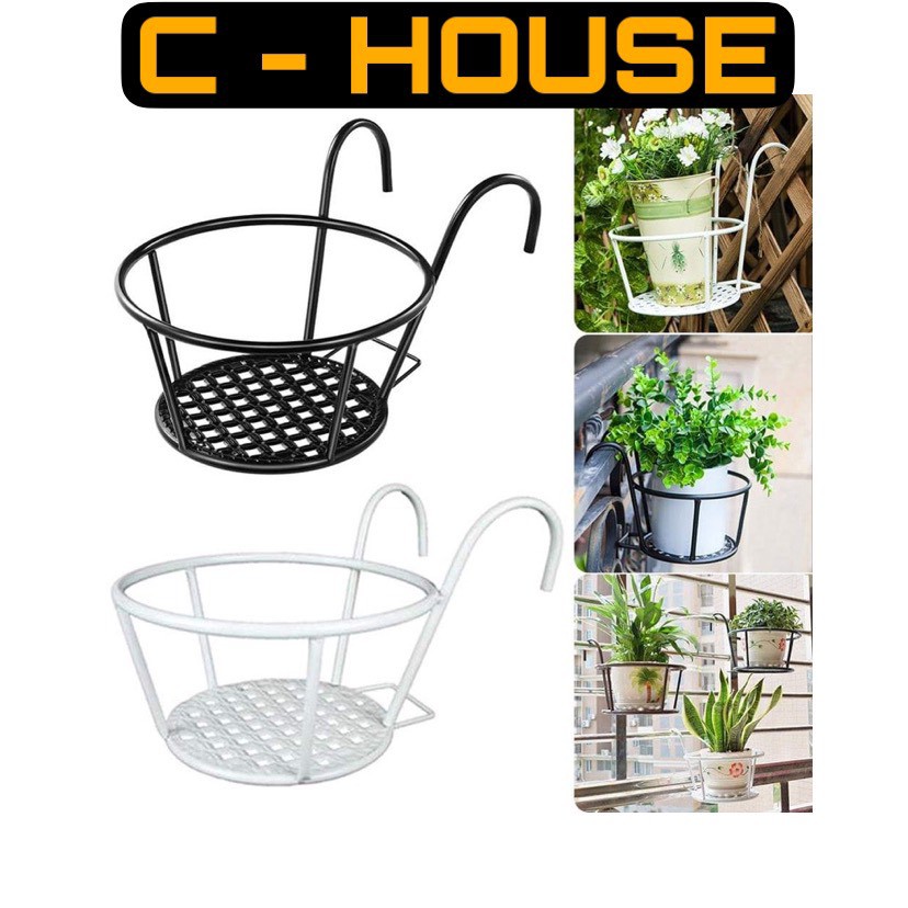 Giá đỡ - kệ treo ban công size 18-22cm bằng sắt dày chịu lực cao, giúp tiết kiệm không gian sống