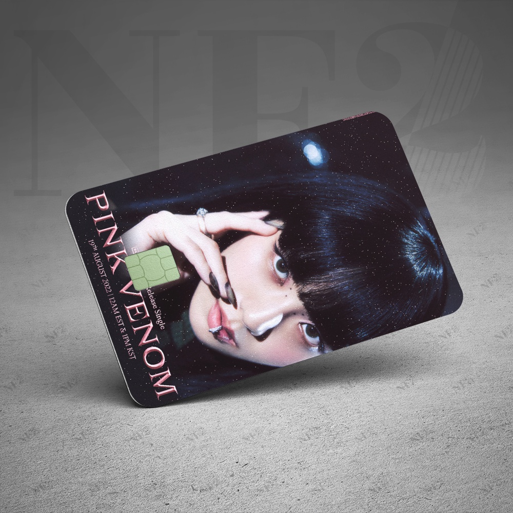 PINK VENOM CARD - Decal Sticker Thẻ ATM  Miếng Dán Trang Trí NF2 Cards