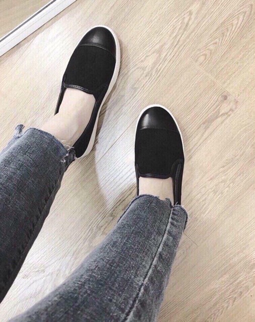 GIÀY SLIP ON PHA DA SIÊU ĐẸP | BigBuy360 - bigbuy360.vn