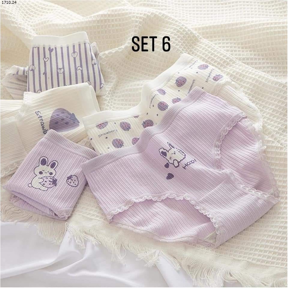 Set 6 quần chip bé gái lớn