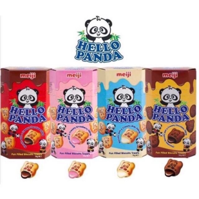 Lẻ 1 Hộp Bánh Gấu Hello Panda Meiji 50gr