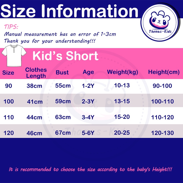 Áo thun tay ngắn in hình xe buýt hoạt hình D114 dành cho bé 2-6 tuổi