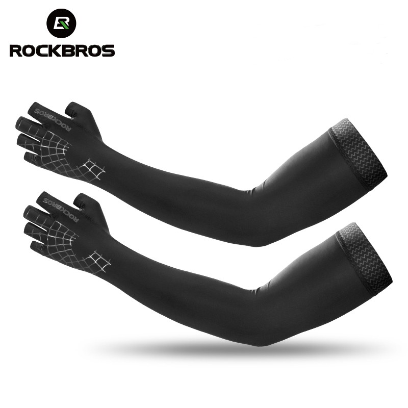 Găng tay dài kiểu dáng thể thao 2 trong 1 thoáng khí đa năng S-L hiệu ROCKBROS
