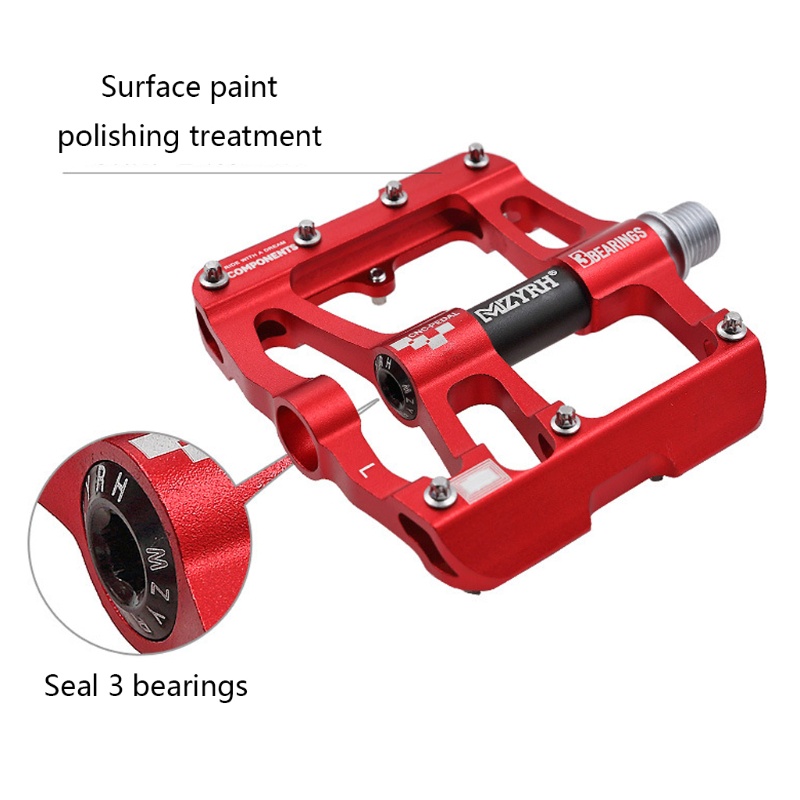 Set 2 Bàn Đạp Xe Đạp Leo Núi Bằng Hợp Kim Nhôm Chất Lượng Cao