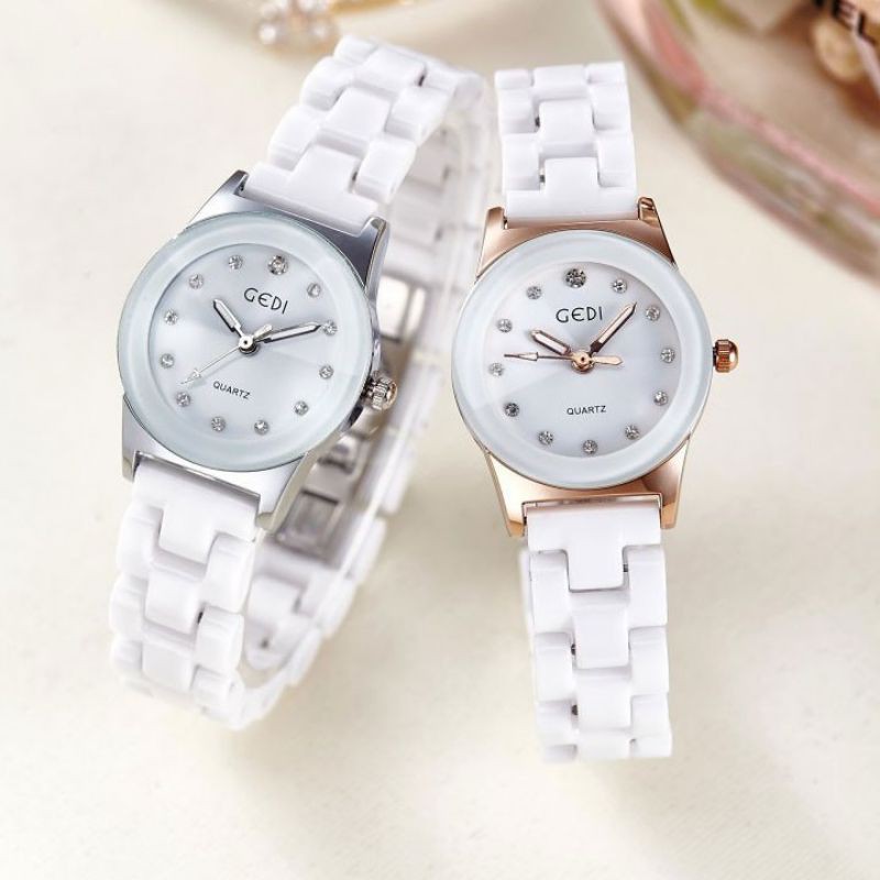 Đồng Hồ GEDI Nữ Dây Đá Khoá Gấp Thời Trang