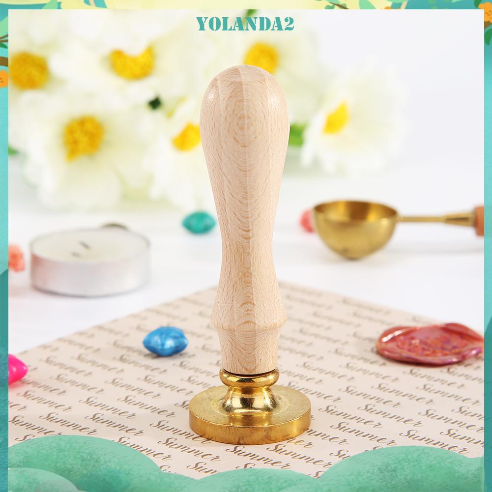 Con Dấu Tay Cầm Bằng Gỗ Phong Cách Retro Độc Đáo