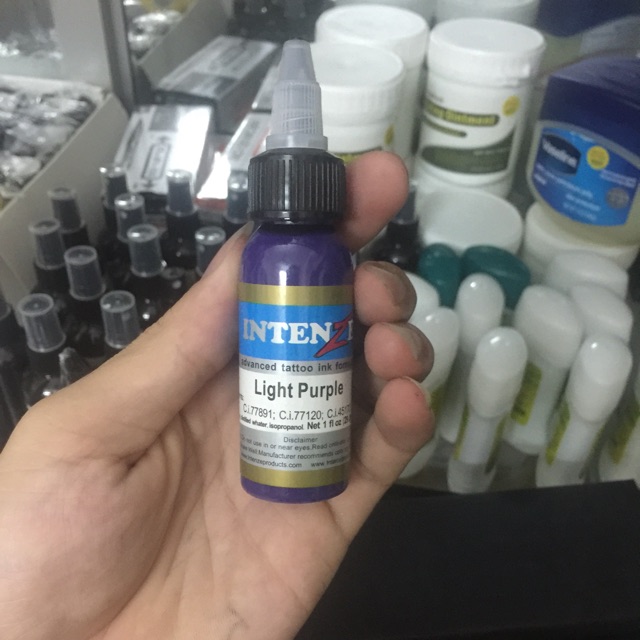 Mực xăm hình giá rẻ màu tím