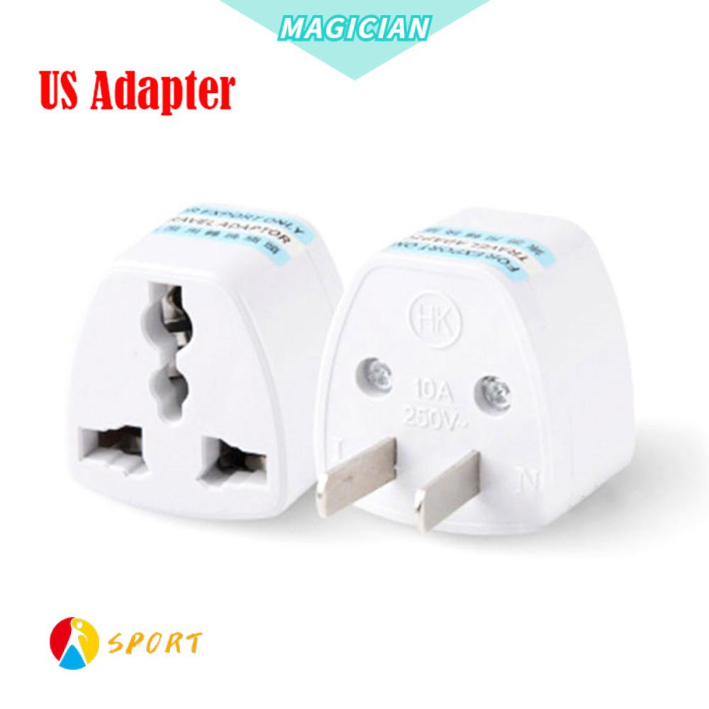 Ổ Cắm Chuyển Đổi UK AU EU Sang US 2 Pin AC